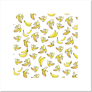 Banana Pattern 1 Posters and Art